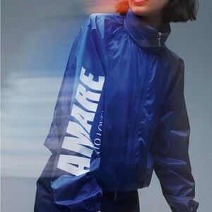 ARMANI Exchange Blue Women's Windbreaker Jacket